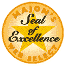 Majon's Web Select Seal of Excellence award
