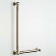 ADA compliant angled grab bars