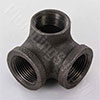 Black Iron Side Outlet 90 degree elbow