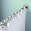 Straight shower rod