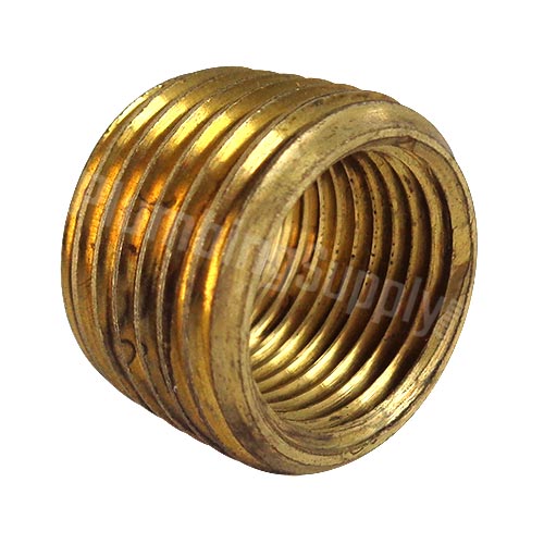 Face bushing for shower heads attaching to 3/8" risers