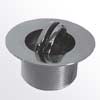 Presflo push down drain assembly