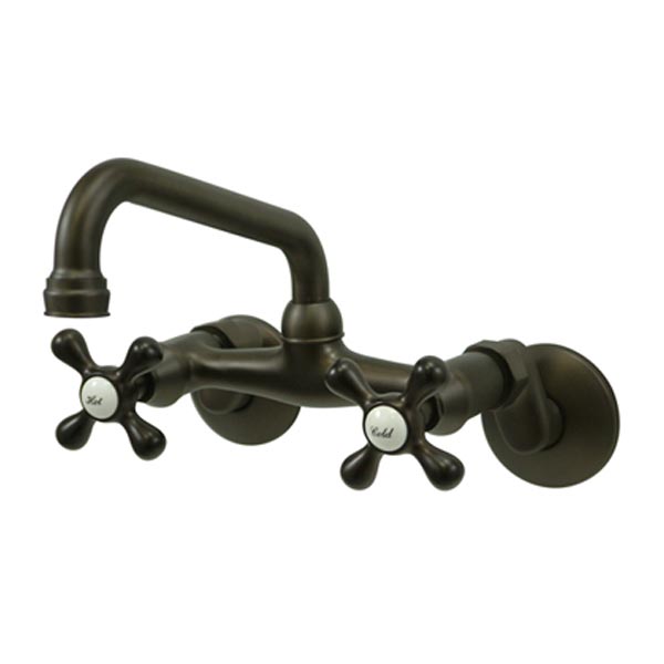Oil Rubbed Bronze wall mount kitchen faucet