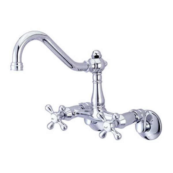 EOD chrome luxury wall mount kitchen faucet