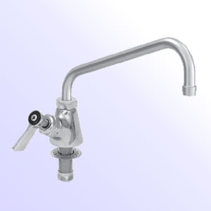 Fisher one handle single hole deck mount faucet with swing spout - Meets federal safe drinking water act standards