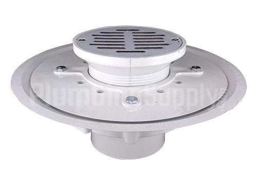 heavy duty floor drain with ss strainer 3quot; pvc