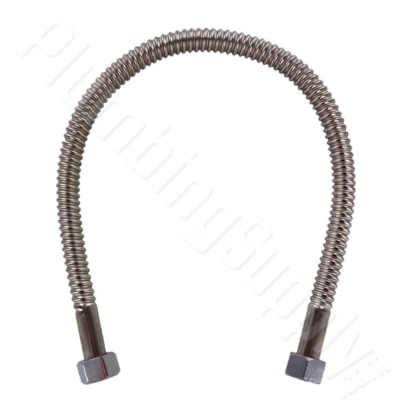High-flow stainless compression flex