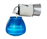 Blue bathtub filter